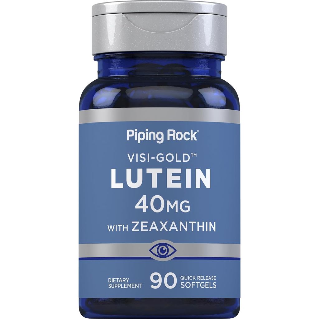 Piping Rock Lutein และ Zeaxanthin 40มก | 90 ซอฟท์เจล
