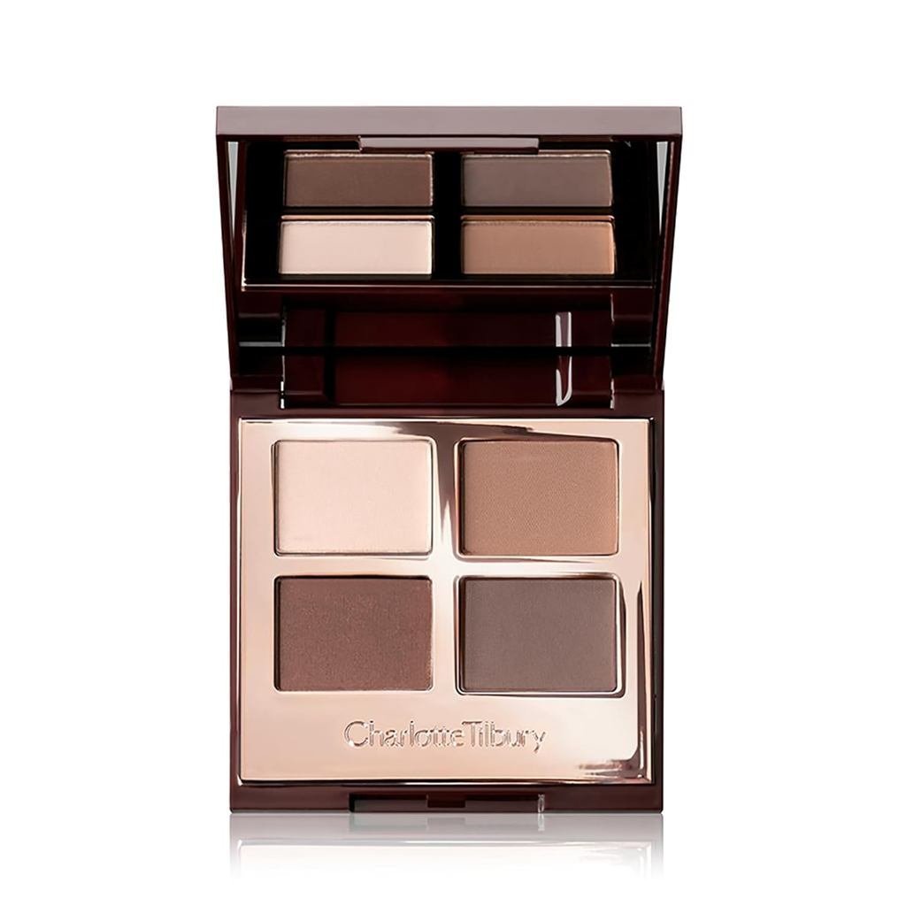 Charlotte·Tilbury Luxury Eyeshadow Palette - FlashMetallic และซาติน matte อายแชโดว์สี่สี,อุดมไปด้วยส