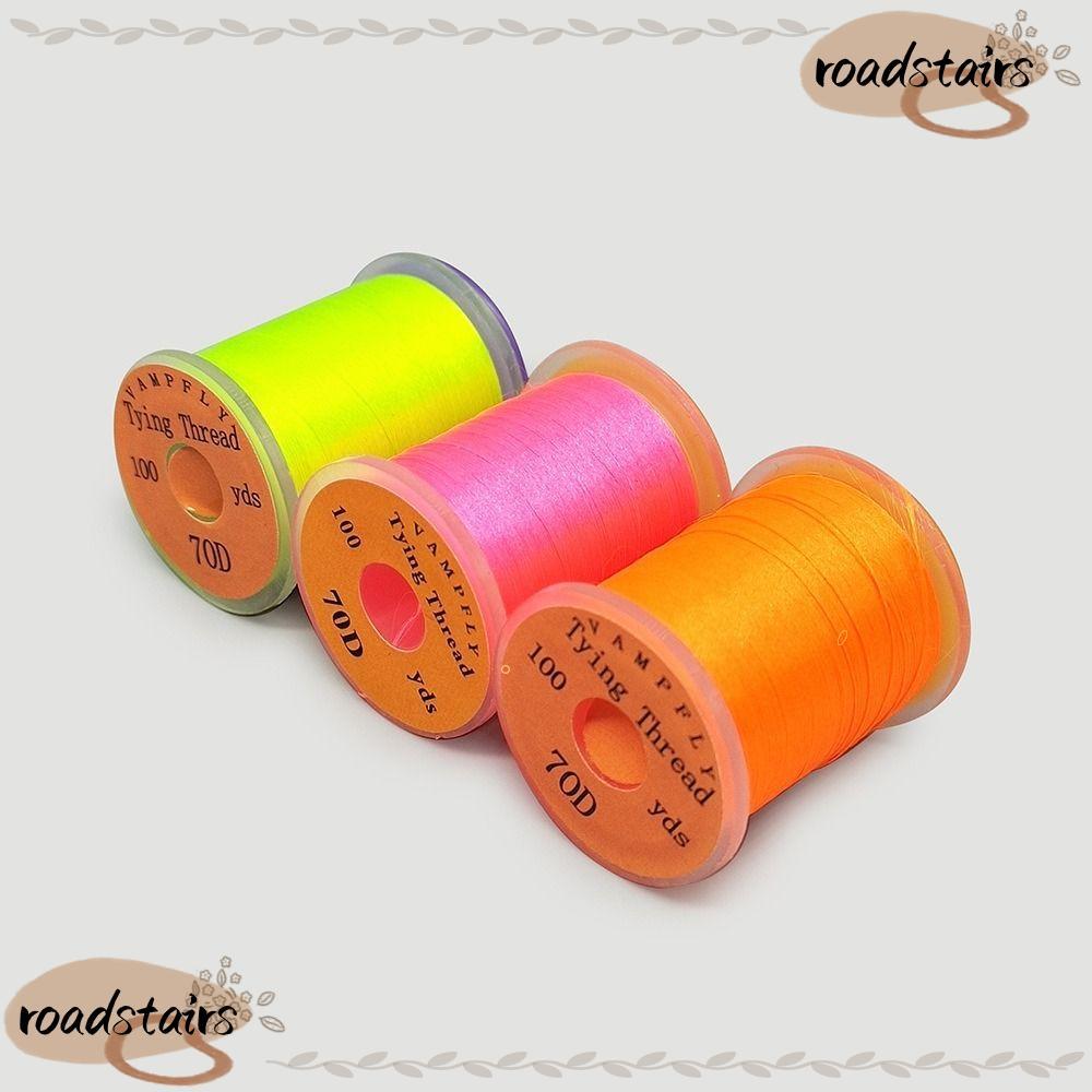ROADSTAIRS Fly Fishing Line, Salmon Thread Spool Fly Tying Thread line, Fly Bass Premium Fishing Lin