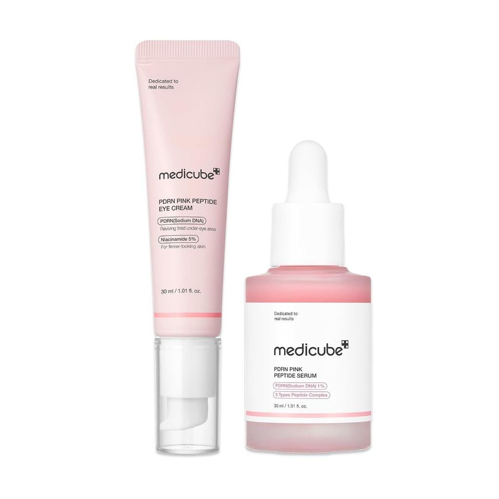 Medicube PDRN Peptide Serum Duo for Face & Eye - PDRN Eye & Facial Serum