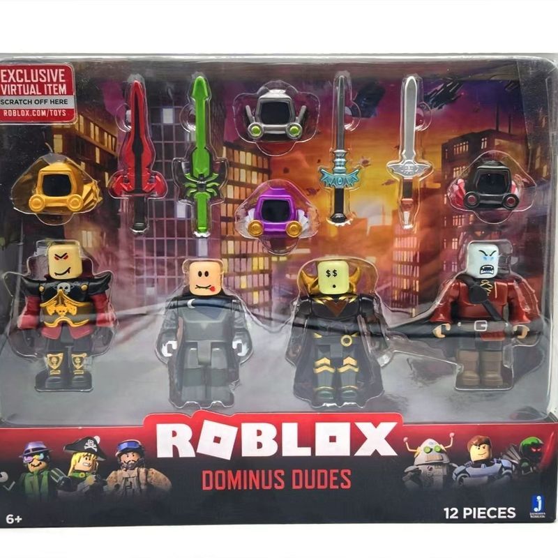 【พร้อมส่ง】roblox การ์ด ของเล่น ตุ๊กตา toy robuxของแท้ ROBLOX R ROBLOX ROBLOX Luxury Set ของเล่นโมเดล