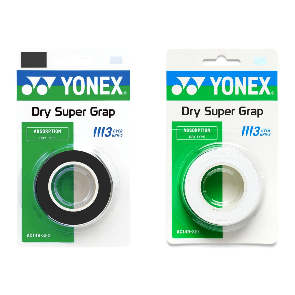 Yonex Dry Super Grip Tape Over Grip AC149EX3 (3 ห่อ)