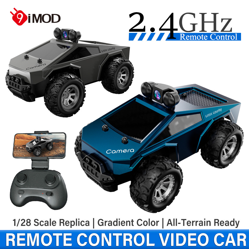 9IMD KF29 1:28 FPV RC Car พร้อมกล้อง, 2.4G Real-Time Video APP Control, 3.7V 500mAh แบตเตอรี่, ของขว