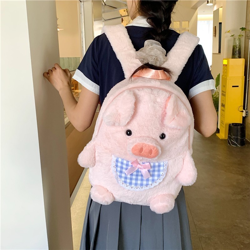 Piggy Doll Backpack Fashion All-Match Backpack High-value Backpack Casual Backpack Cute Cartoon Back