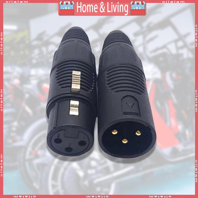 CI Wearproof 3Pin XLR Connector 3 Pin ปลั๊กแจ็คชายหญิงสําหรับสาย E-bike