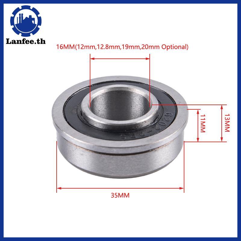 NFE F6202-2RS หน้าแปลน ABEC-1 Deep Groove Garden Trolley Ball Seal Wheelb แบริ่ง N