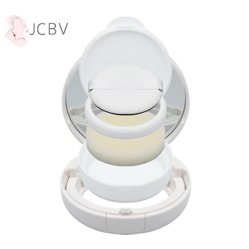 [JCBV] 15g/0.5oz Empty Air Cushion Puff Box เครื่องสําอางแบบพกพาแต่งหน้าคอนเทนเนอร์พร้อมแป้งฟองน้ําก