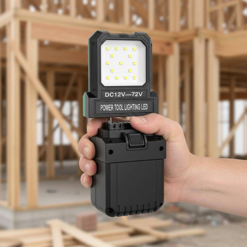TAR DC12V-72V UPGRADED ไฟ LED ไฟฉุกเฉิน Spotlight สําหรับเครื่องมือไฟฟ้า 2.0 N
