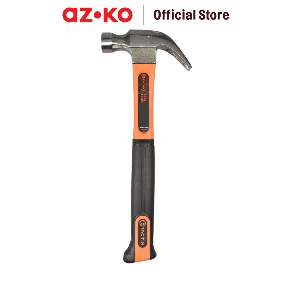AZKO Tactix Goat Hammer 340 gr - Orange Claw Hammer Nail and Work Objects Hammer Building Tools