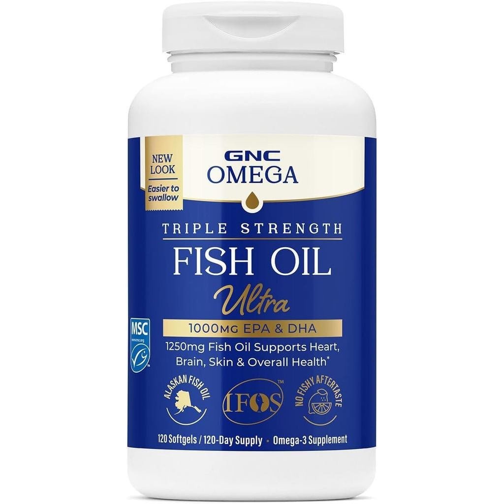 GNC Omega Triple Strength Oil Omega3 210 ซอฟท์เจล
