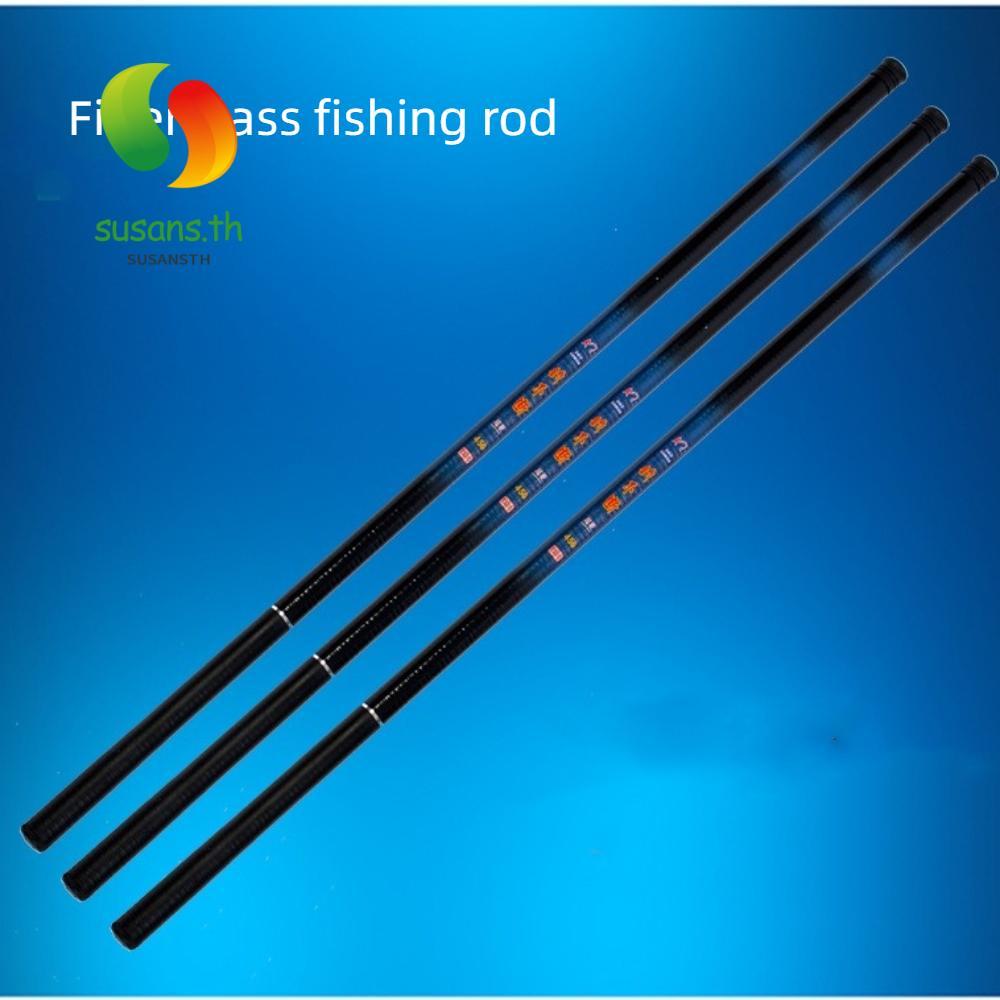 SUSANS ชุดคันเบ็ด, กระจก Fibre Telescopic Fishing Rod ชุด, เด็กคาร์บอน Fibre 2.1 m-7.2 m Casting Rod