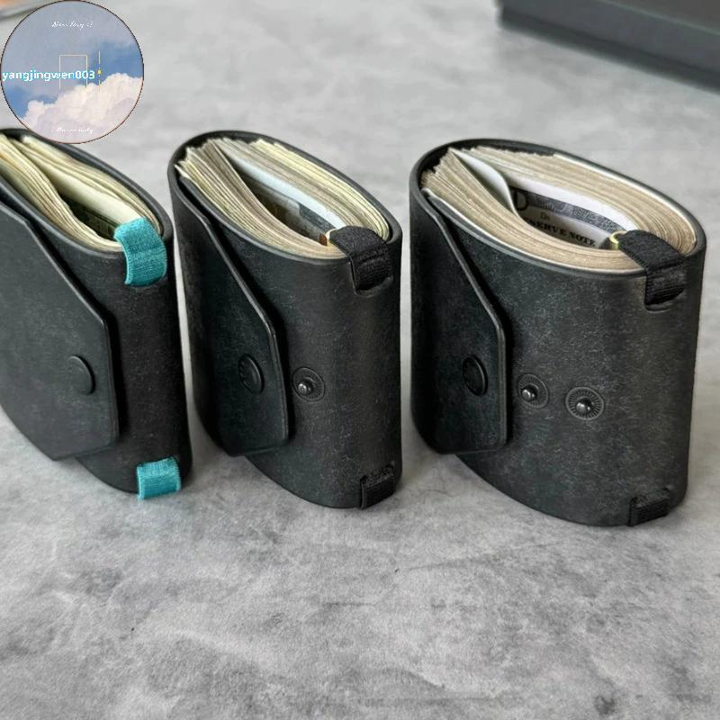 YANGWEN Qui-Access Leather Wallet Card Holder with PU Material for Easy Money Handling