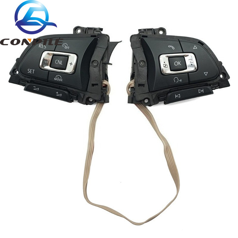 1 PC สําหรับ Vw Golf 7 MK7 สําหรับ Passat B8 สําหรับ Arteon Tiguan พวงมาลัยปุ่ม 5G0 959 442J