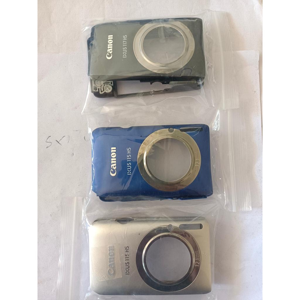 เปลือกหน้าหลัง Canon ixus115HS ดั้งเดิมใหม่เอี่ยมพร้อมปุ่ม