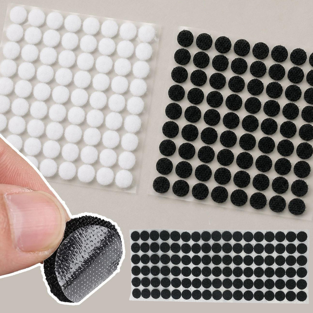 1/2/3แผ่นDIY‐Friendly Self-Adhesive MagicเทปReusableไนลอนโพลีเอสเตอร์Hook Loop Fastenerไม่มีสารตกค้างสําหรับQuiet Bookลูกปัดหัตถกรรมเสื้อผ้าFixing