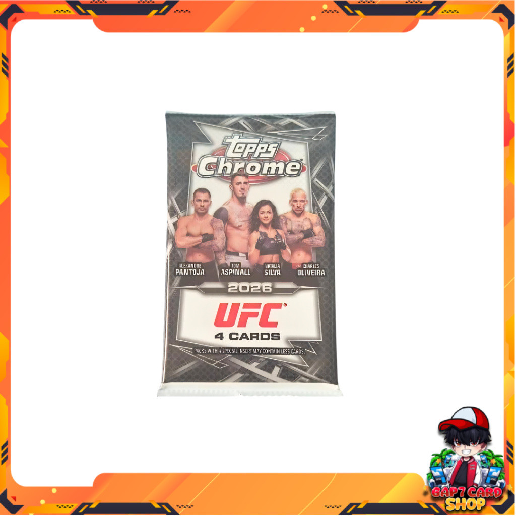 [ 1 ซอง ] พร้อมส่ง! Topps Chrome UFC 2026 Value Pack (p3)