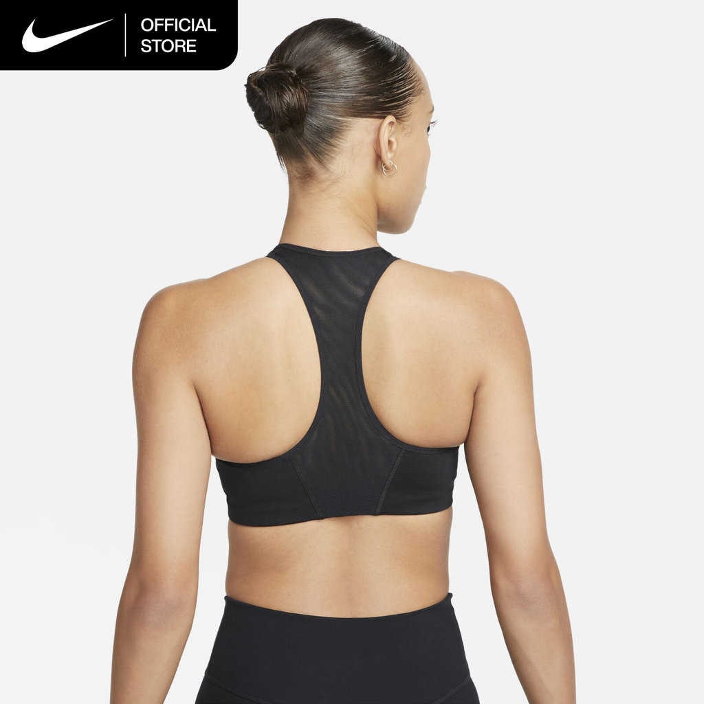 NIKE حمالة رياضية Victory Shape بدعم عالٍ — أسود