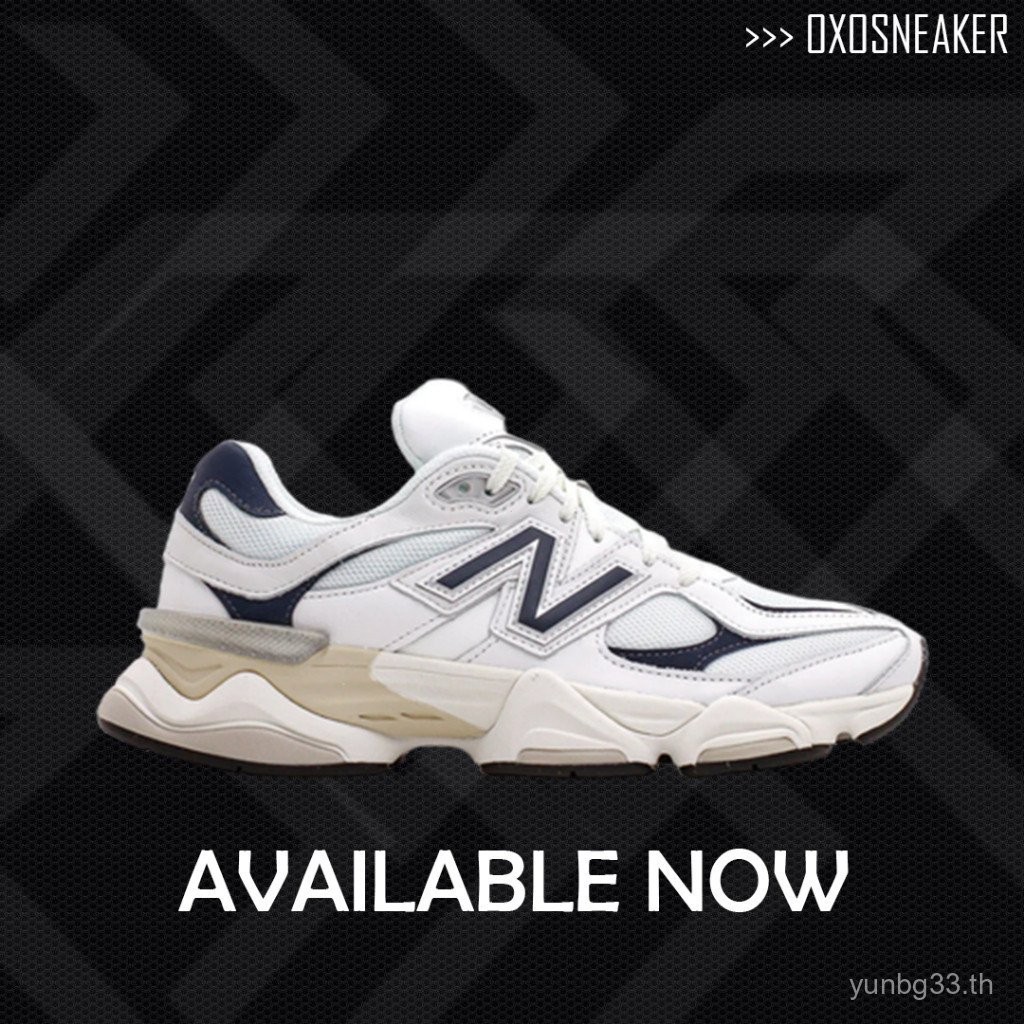 NB 9060 สีขาว Navy NB9060 U9060VNB NB รองเท้าผ้าใบสําหรับผู้ชายและผู้หญิง
