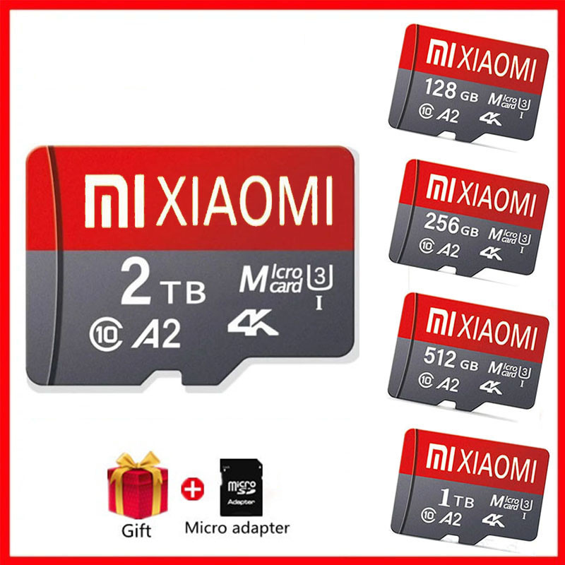 XiaomiMicro 2TB SD/TF 32GB 256GB 1TB 512GB 64GB 128GB การ์ดแฟลช