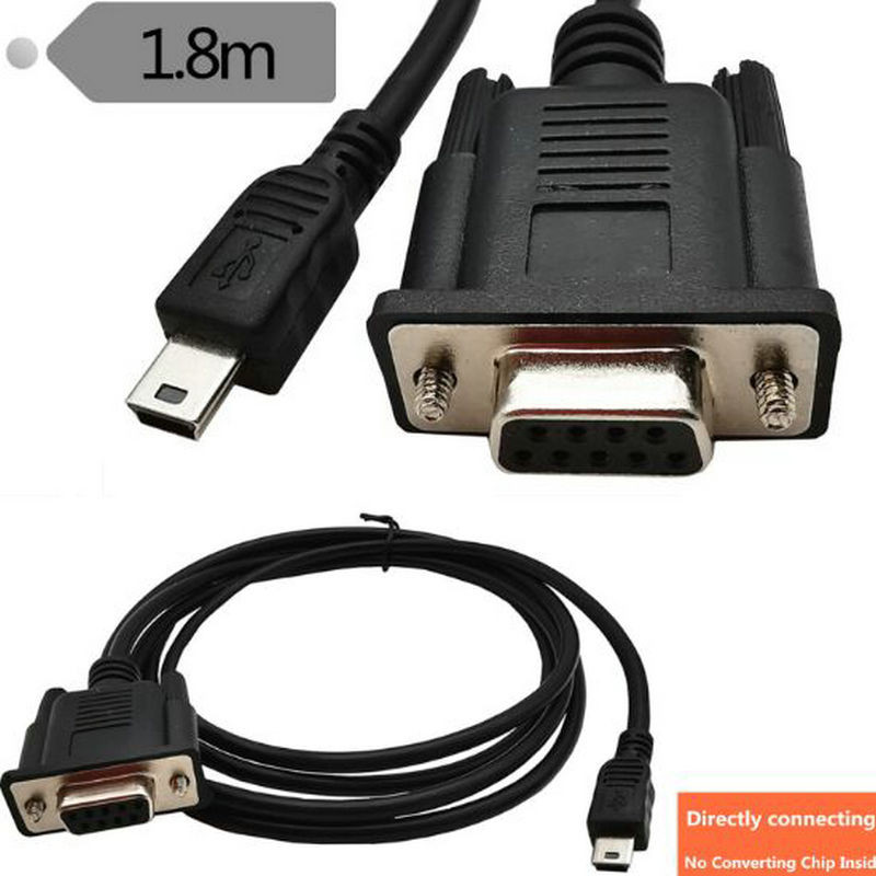 R RS232 หญิงหัว Serial Port สาย DB9 หญิงสาย USB COM พอร์ต USB TO RS232 สาย