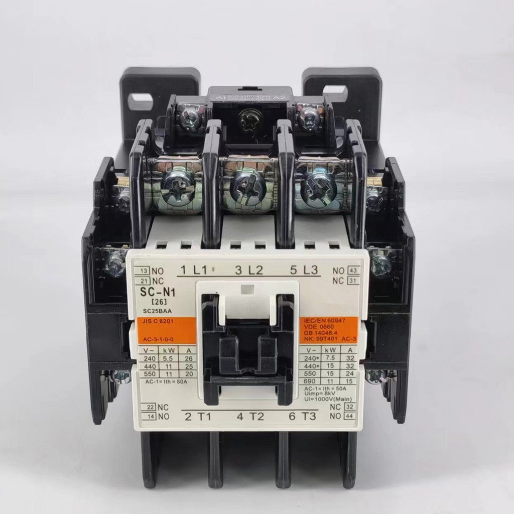 คอนแทคเตอร์ Fuji AC ของแท้ SC-N1 N2 N2S N3 N4 N5/G คอนแทคลิฟต์ DC24 110V