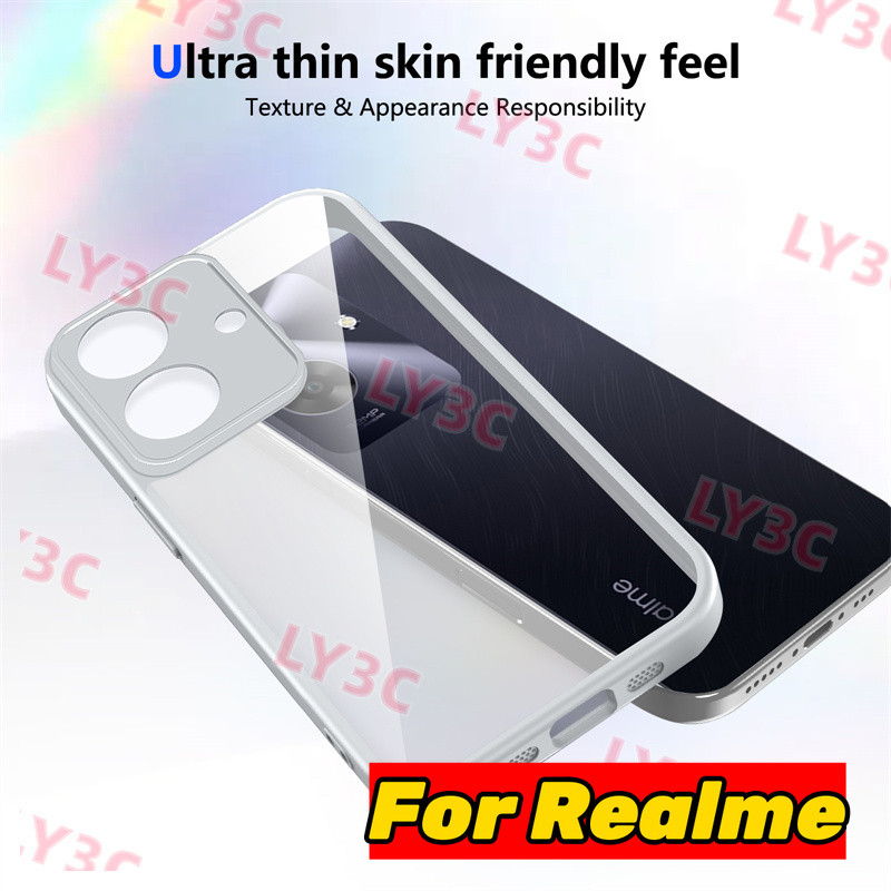 COD สําหรับ Realme Note 60X 4G RMX3938 กรณี Hybrid ทนทาน Hard Protection TPU กันชนเกราะปกหลังสําหรับ