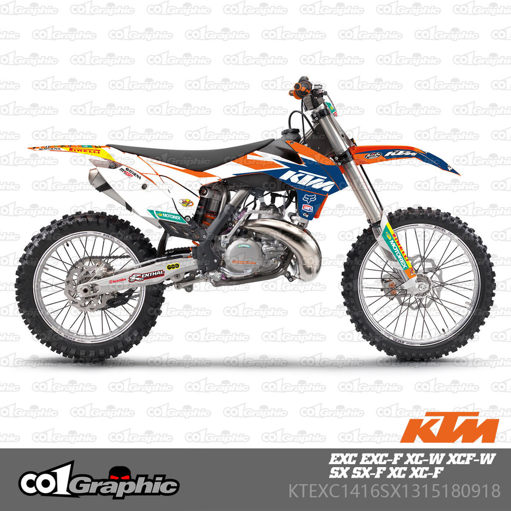 180918เหมาะสําหรับ KTM EXC/F XCW/F14-16 SX/F XC/F13-15 Off-Road รถ Decal สติกเกอร์