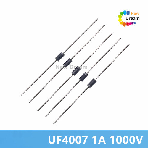 50PCS UF4007 1A/1000V วงจรเรียงกระแสไดโอดเชื่อม
