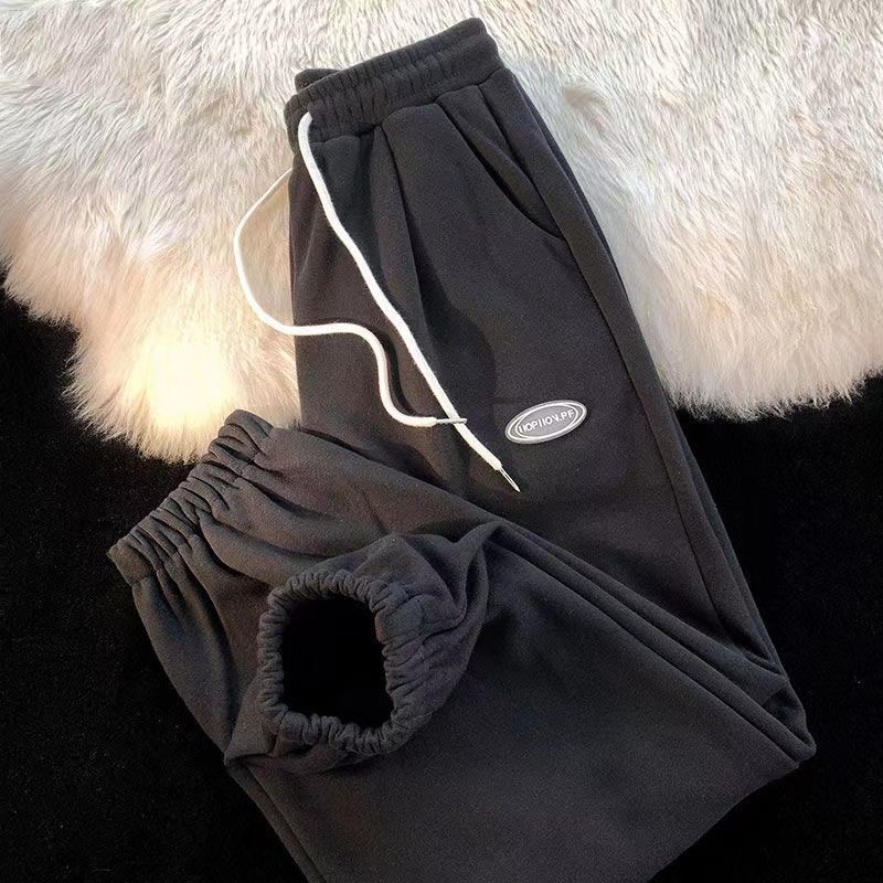 美式hiphop裤子男夏季薄款运动卫裤潮流休闲长裤百搭宽松束脚裤女American style hiphop pants men's summer thin20250921