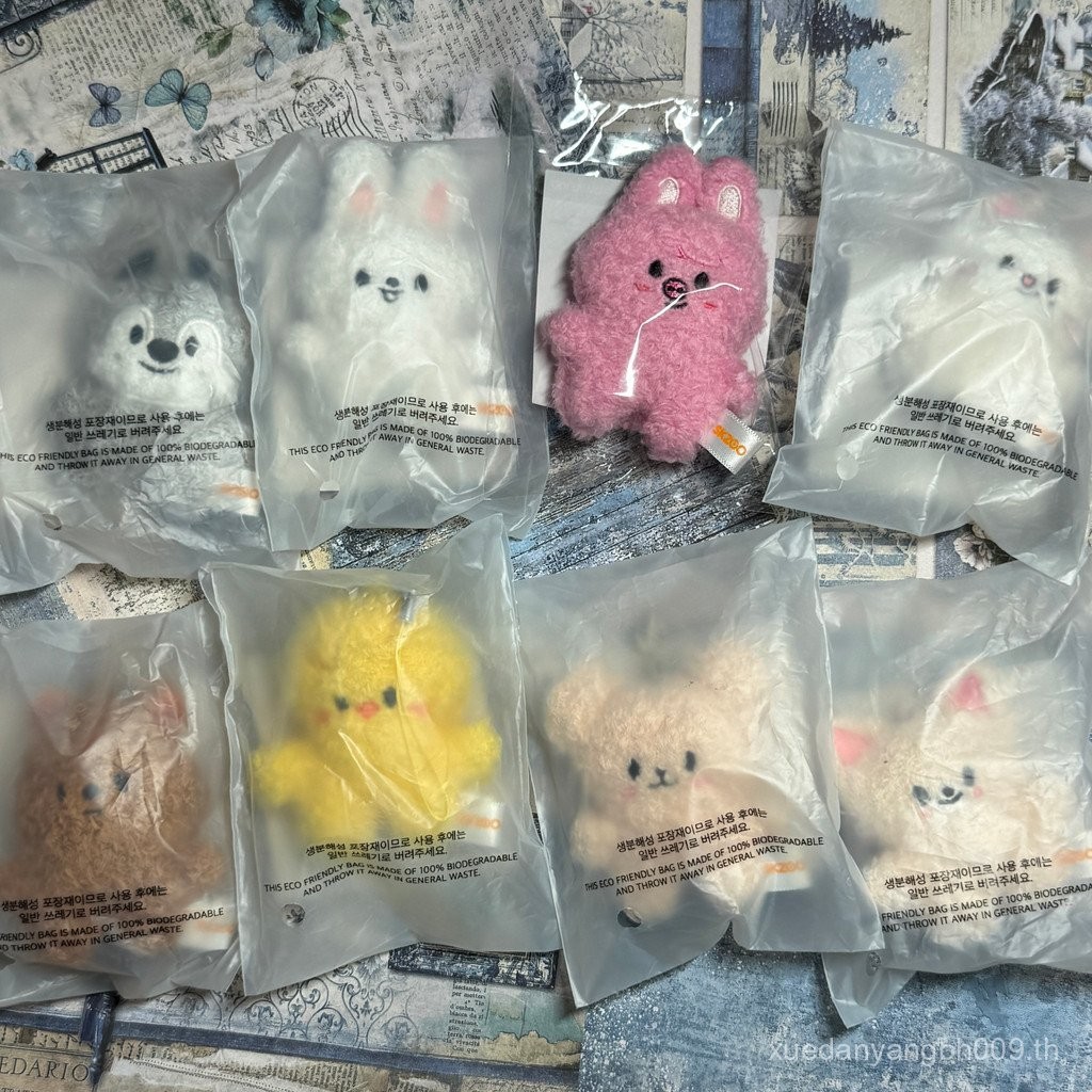 ของแท้ straykids skzoo วันวาเลนไทน์ fm5cm จี้ Scribbable จี้ Peas Eye พร้อมสต็อก ECH7