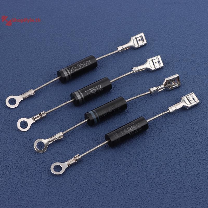 Shopifyle 1 PC 350mA 12KV ไดโอดแรงดันสูงสําหรับเตาอบไมโครเวฟ Unidirectional Conduction 2CL3512 2CL45