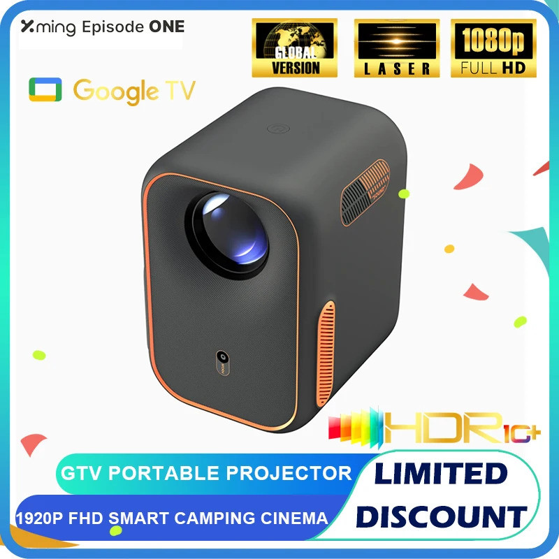 Formovie Xming Episode One Mini Projector 1080 Fhd Home แบบพกพา Global Version Google Tv Netflix Cin