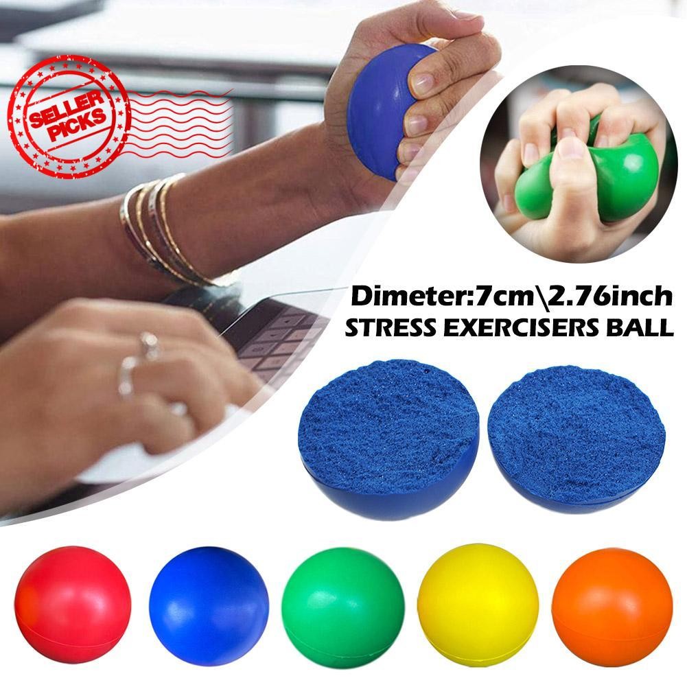 ความเครียดบรรเทา Ball Hand Expander Grip Ball เสริมสร้างการออกกําลังกายเทรนเนอร์ Decompression Stren