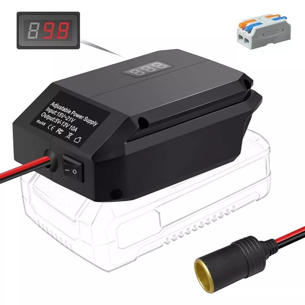 อะแดปเตอร์แปลงสเต็ปดาวน์ 18V ถึง 12V สําหรับตัวควบคุมแปลง Ozito 18V Buck