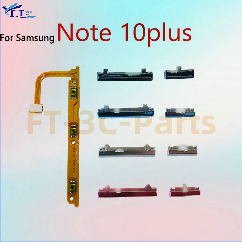 สําหรับ Samsung Note 10 plus Power Volume Flex Cable Switch On Off Button Flex Cable Replacement Parts