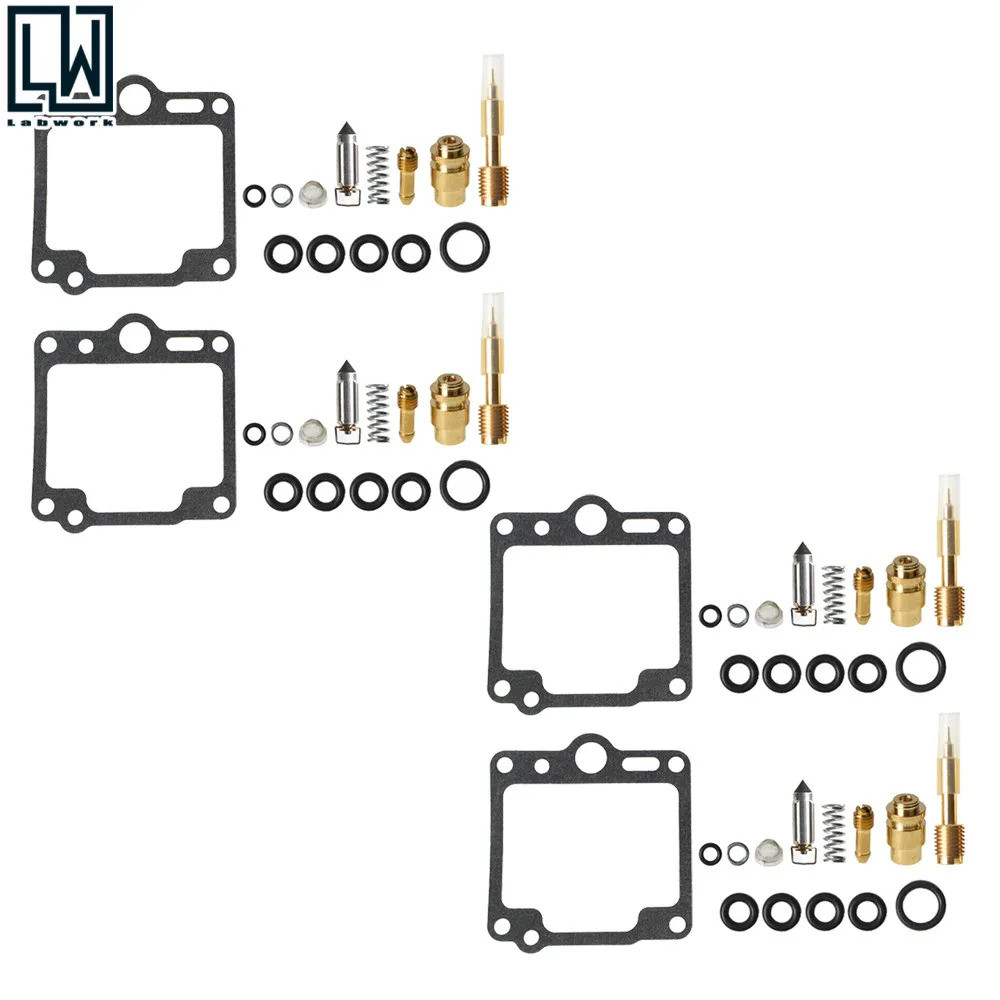 4pcs คาร์บูเรเตอร์ Rebuild kit สําหรับ YAMAHA XJ 700X XJ 700 MAXIM X 1985-1986