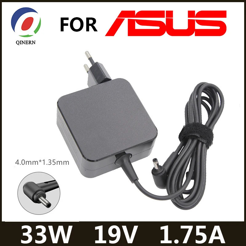 19V 1.75A 33W 4.0*1.35 มม.AC แล็ปท็อปอะแดปเตอร์ชาร์จไฟสําหรับ ASUS ADP-33AW S200E X202E X201E Q200 S