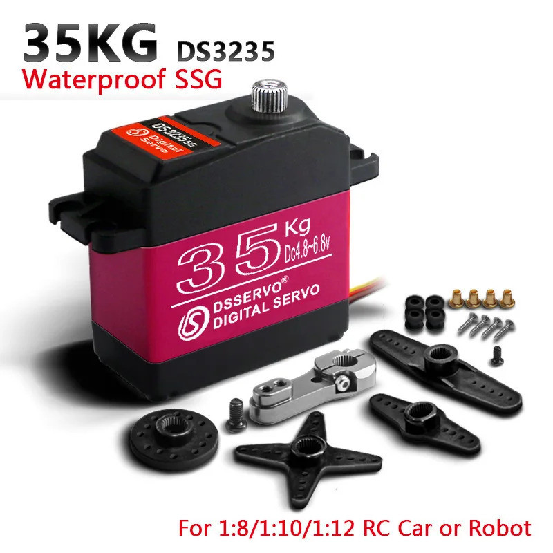 อัพเกรด Dsservo กันน้ํา Servo 35Kg ความเร็วสูง Servo เกียร์โลหะ Digital Servo RC Baja Servo สําหรับ 