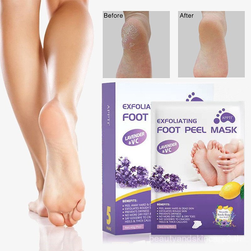APPTI All English Lavender Foot Mask Moisturizing Moisturizing Anti-Drying Exfoliating Exfoliating C