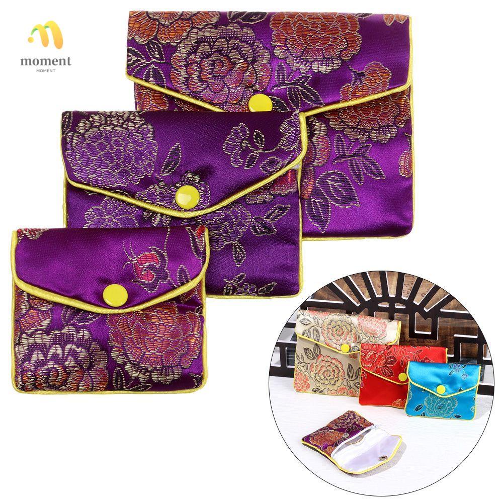 MOMENT Zipper Jewelry Bag Handmade Wrapping Bag Fashion Storage Pouch