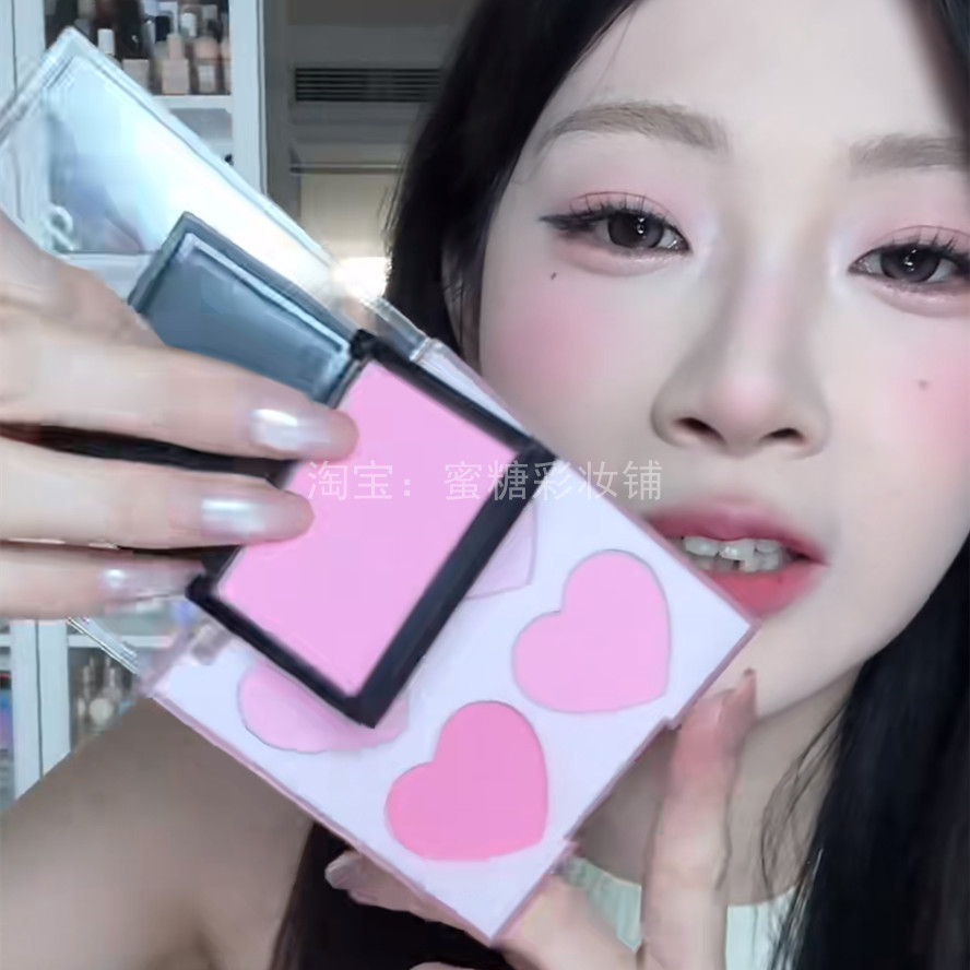 บลัชลากลาส blush Yida Fu แนะนํา Guava Soda Visual Feeling Peach Powder สไตล์เกาหลี Super Tender Blus