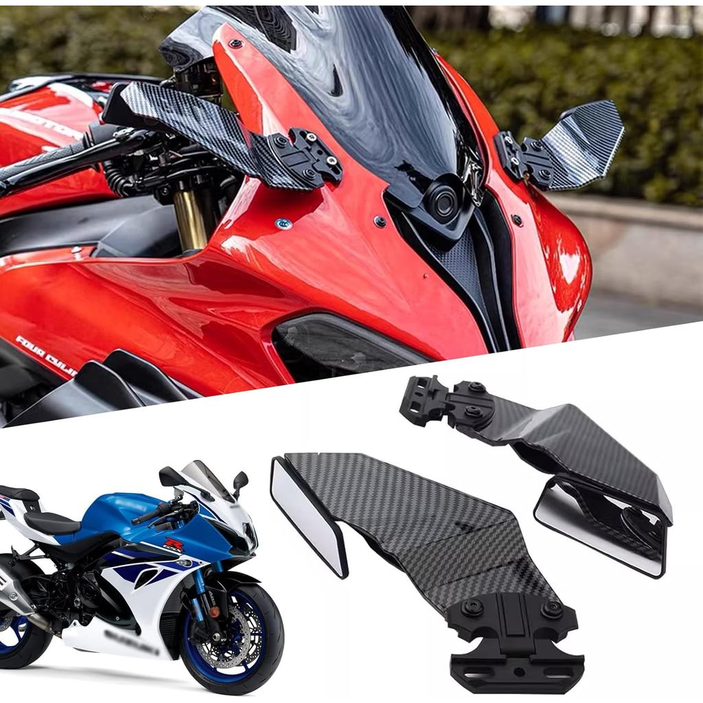 สําหรับ GSXR 1000R GSXR 1000 GSXR1000R GSXR1000 GSX-R1000R GSX-R1000 2007-2024 2025 ลมปีกกระจกมองหลั