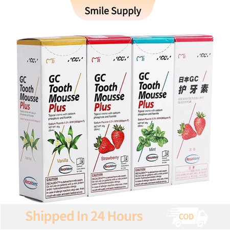 YUNXI Gc Tooth Mousse Topical Creme และ Tooth Mousse Plus จากญี่ปุ่น Mint Straw Berry รส