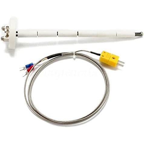 K-Type Thermocouple บล็อกเซรามิคเตาเผา Insulator เตาเผา Probe วัดอุณหภูมิ -58 ถึง 2372°ฉ(-50 ถึง 130