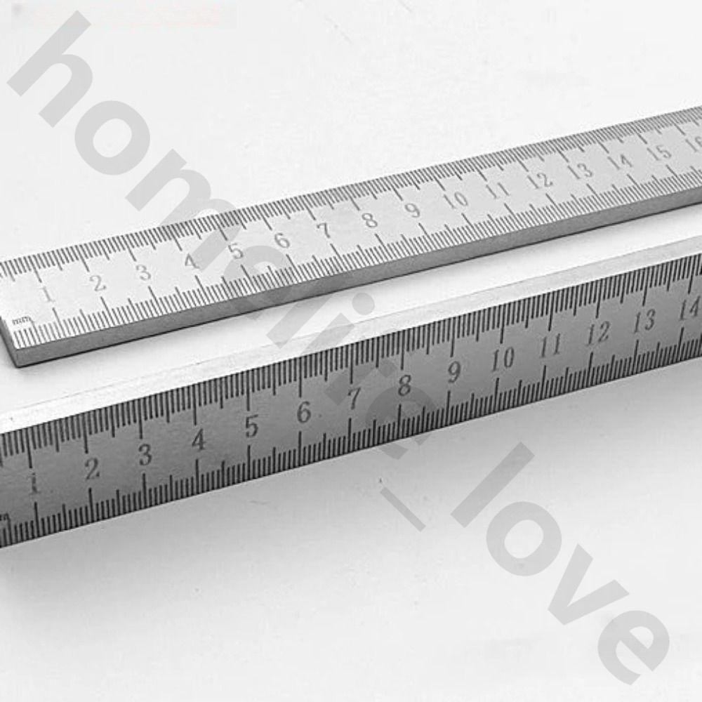 ไม้บรรทัดสแตนเลส หนากันสนิมปลอม Stick ไม้บรรทัดแบบพกพา 53 ซม.Dual-Scale อุปกรณ์การสอนเครื่องมือวัด Office
