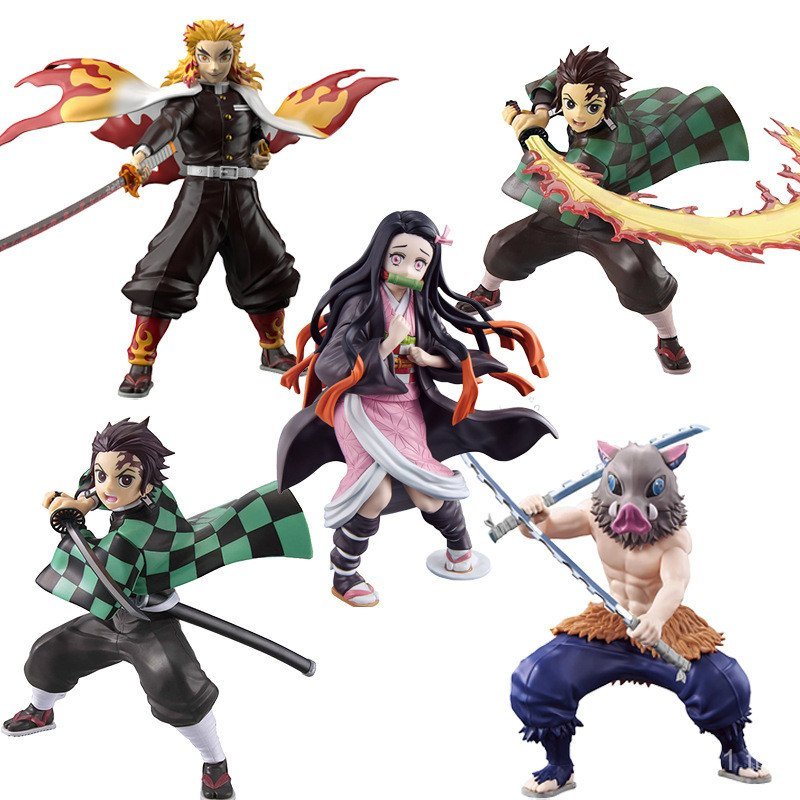 Bandai Demon Slayer Nezuko Tanjiro Inosuke Yanzhu Purgatory Kyojuro Assembly Model
