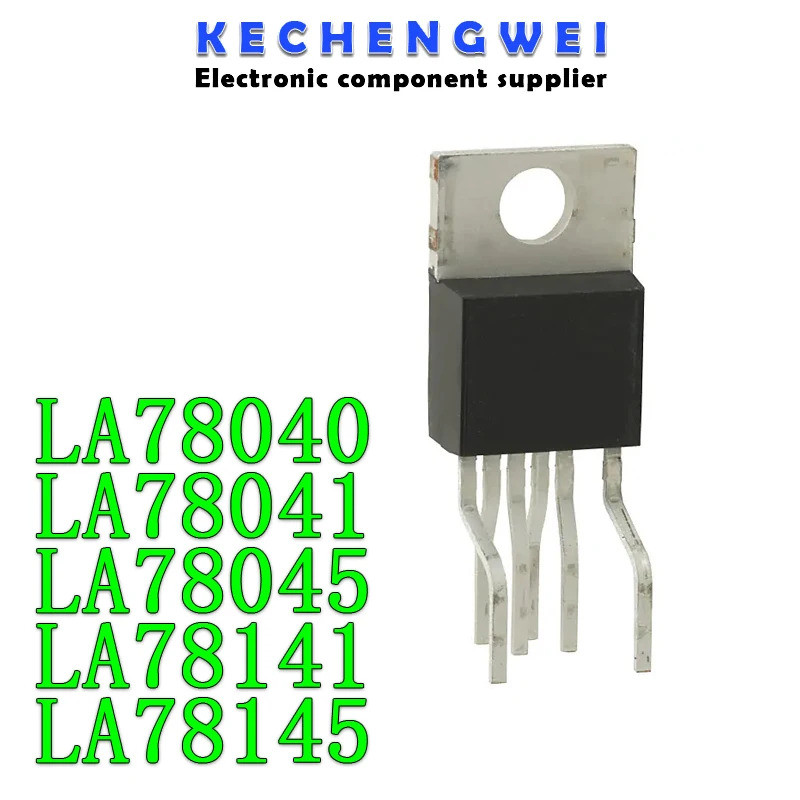 5PCS LA78045 78045 TO220 LA78040 LA78041 LA78145 LA78141 LA78040B TO220-7 Field Effect ทรานซิสเตอร์