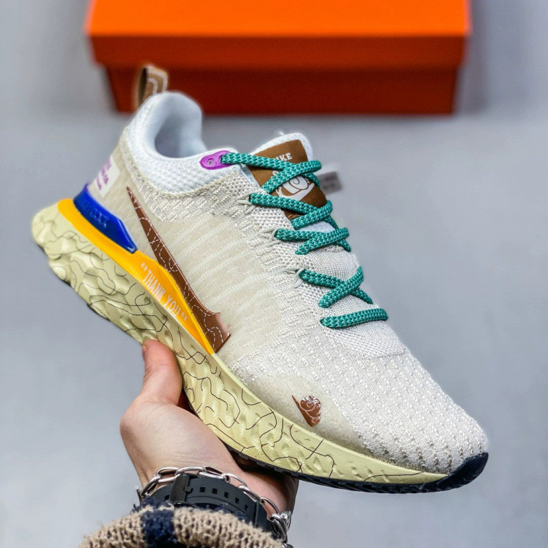 R RUN Flyknit3 รองเท้าวิ่ง RUN Flyknit3 รองเท้าวิ่งมาราธอนน้ําหนักเบา Breathable Flyknit ถุงเท้ารองเ