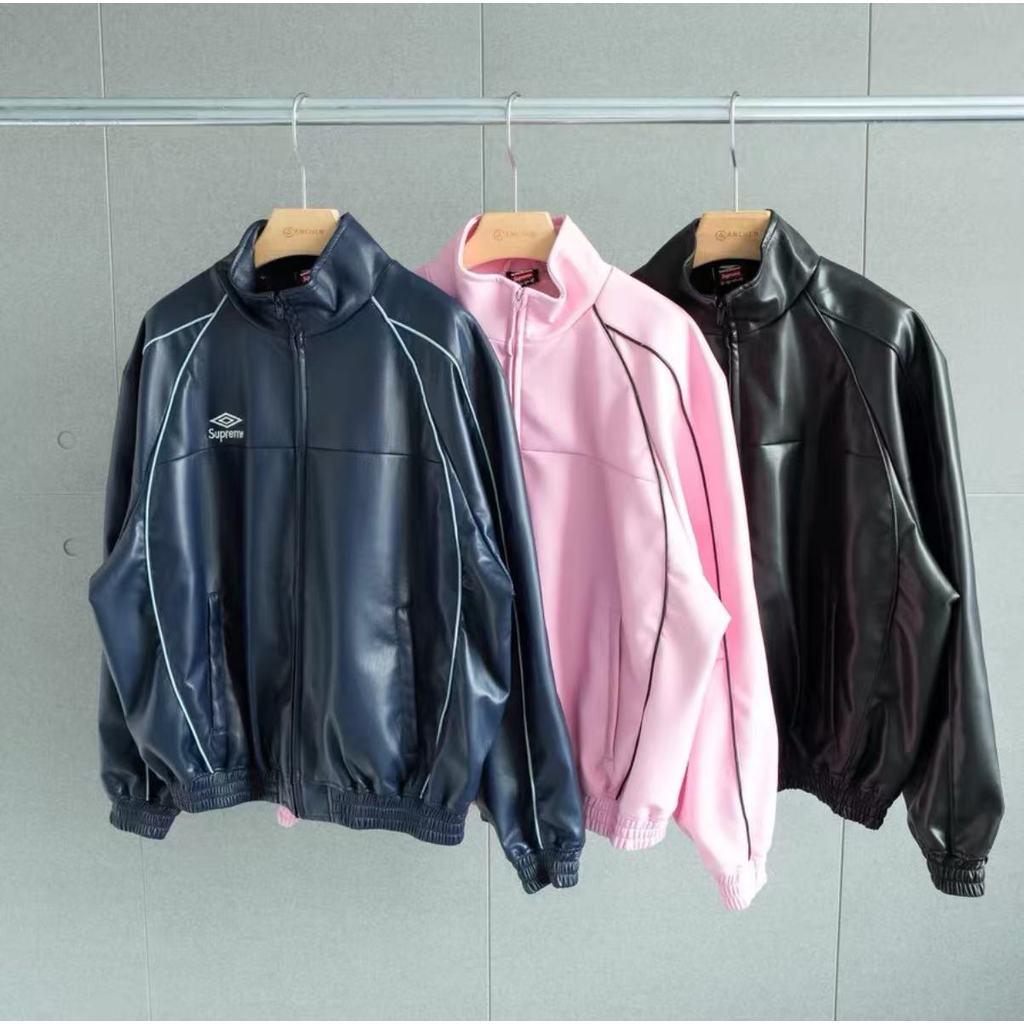 Sup x Umbro 联名款 FW25 WEEK4 เสื้อแจ็คเก็ตหนัง