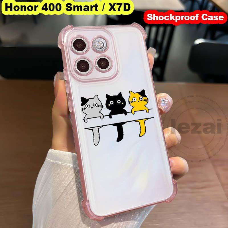 เคสHonor 400 Smart 400Smart 5Gเคส Case Honor X7D X7 dเคส Case Clear Shock proof Matte Carton Soft TP